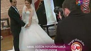 Турецкая невеста с вырезом блузки - порно видео