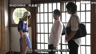 Косплей мамы моего друга [С субтитрами] Аюми Шинода - порно видео