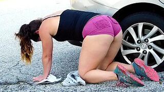 Кто любит короткие шорты? - порно видео