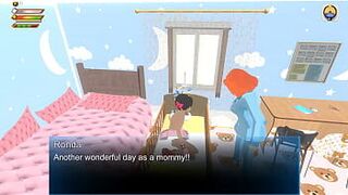 Женское доминирование, мама, фетиш, секс со страпоном в ванной - порно видео