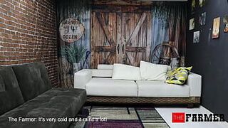 Фермер трахает сексуальную крестьянку - порно видео